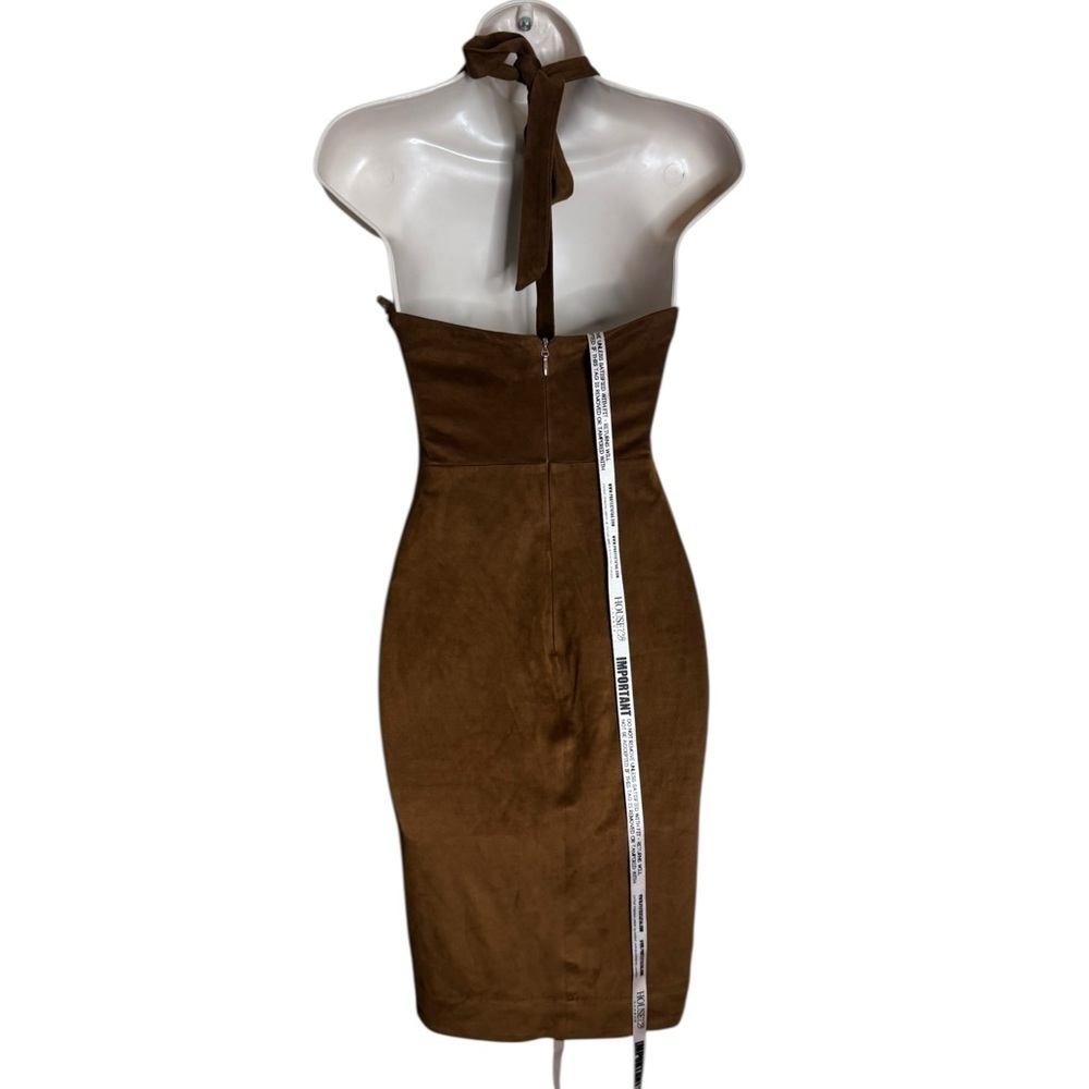 NWT House of CB London Suede Palmira Bustier Dress size Small - Picture 3 of 7